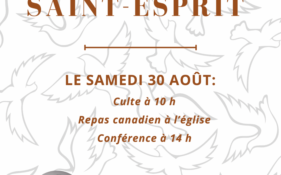 Conférence avec Sully Payet – Le Saint Esprit