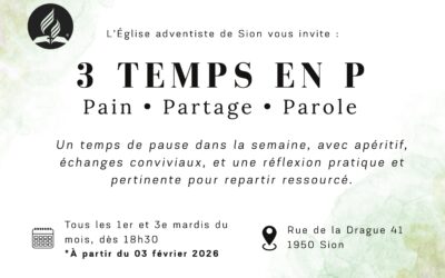 Rencontres – 3 temps en P